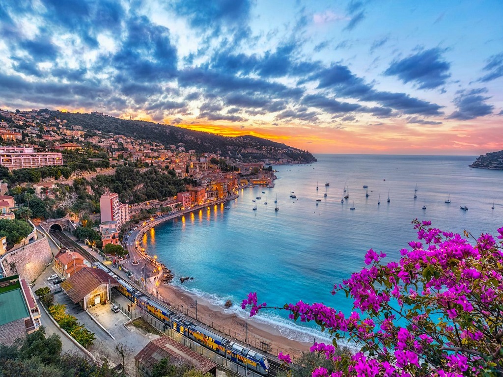 Cote d'Azur and Italian Riviera from Skopje